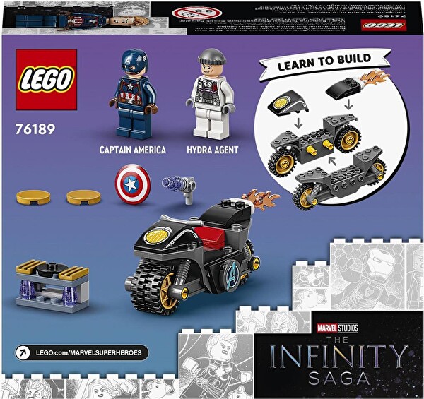 LEGO Marvel Kaptan Amerika ve Hydra Karşılaşması 76189