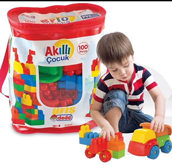 Dede Akıllı Çocuk 100 Parça Lego Oyun Seti