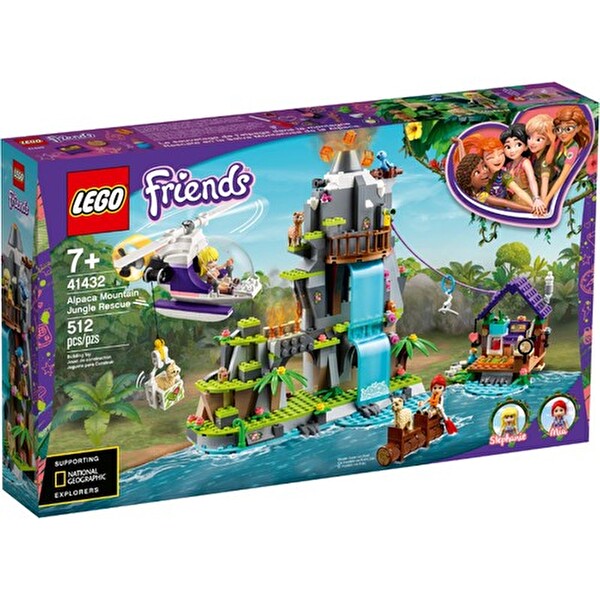 LEGO Friends Dağda Alpaka Kurtarma Operasyonu 41432