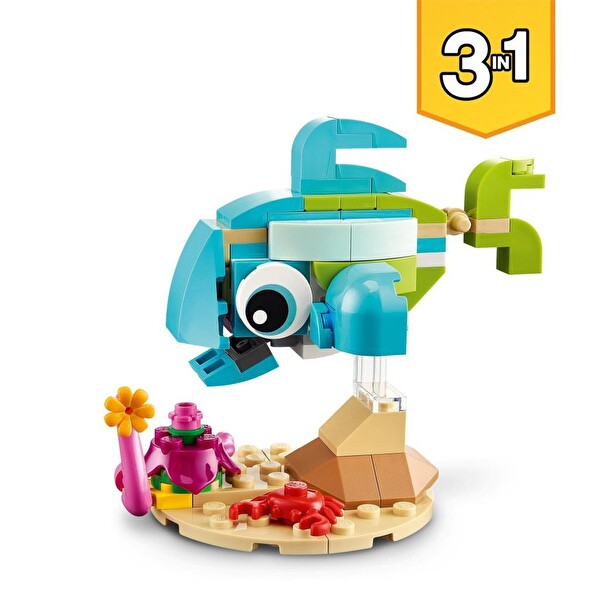 LEGO Creator 3’ü 1 Arada Yunus ve Kaplumbağa 31128