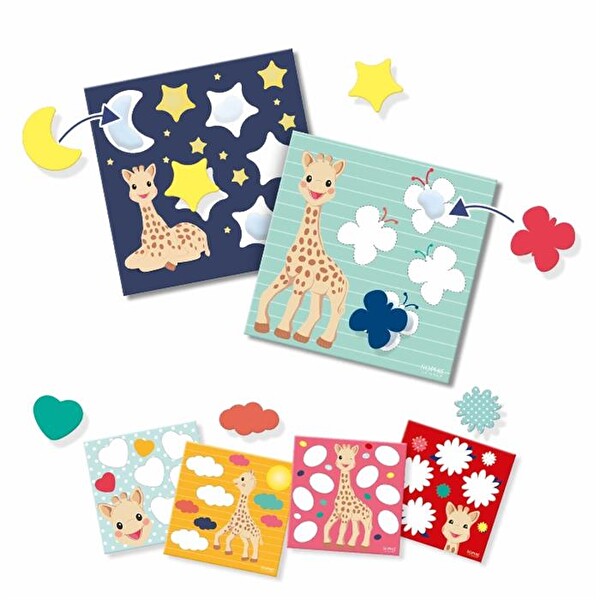 Ses Creative Sophie La Girafe - Şekilleri Yapıştırma SC014495