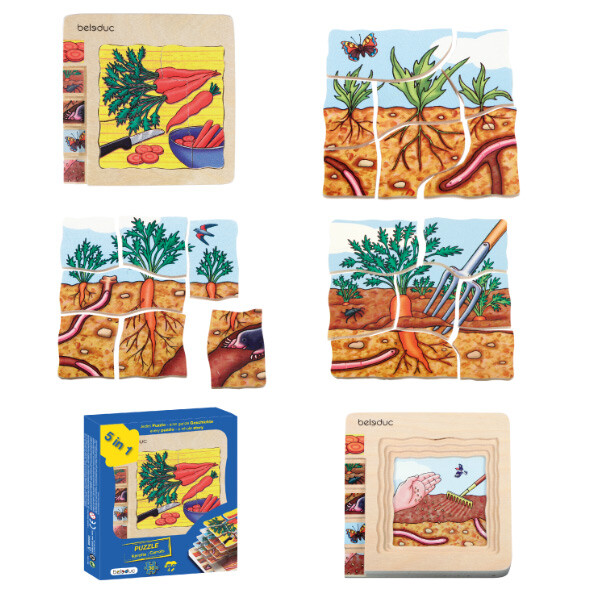 Oluşum Puzzle - Havuç BC17044