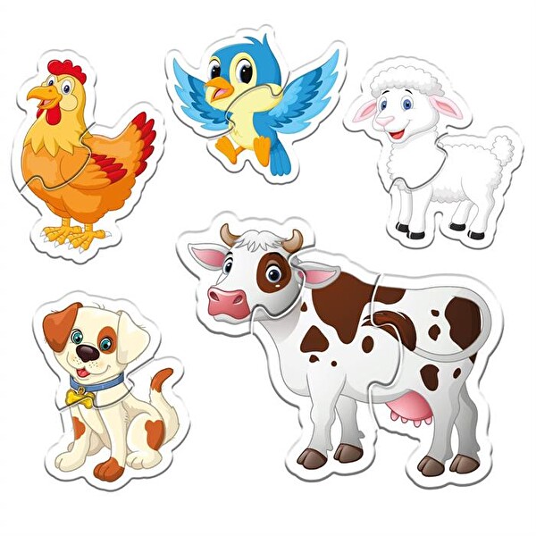 Circle Toys Baby Puzzle Çiftlik Hayvanları CRCL020