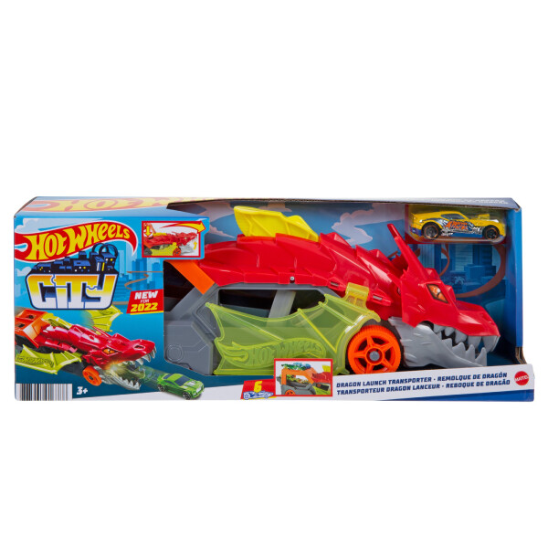 Hot Wheels Şehri Fırlatıcı ve Taşıyıcı Ejderha GTK42