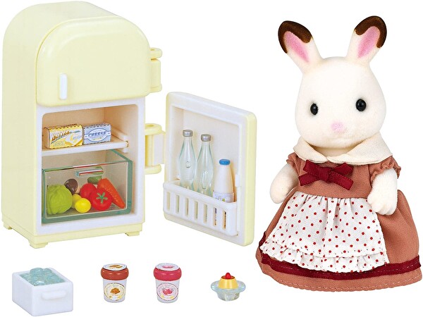 Sylvanian Families Çikolata Kulaklı Tavşan Anne Ve Buzdolabı 5014