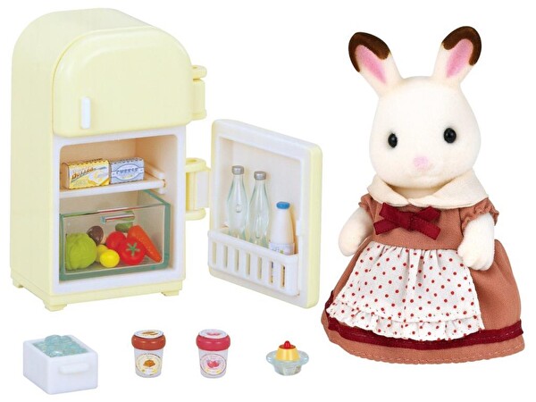 Sylvanian Families Çikolata Kulaklı Tavşan Anne Ve Buzdolabı 5014