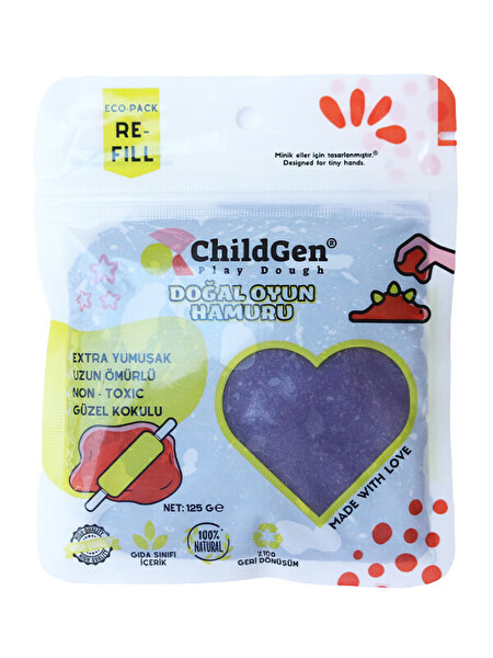 ChildGen 125 GR Kartuş Oyun Hamuru - Mor CHLDGEN132