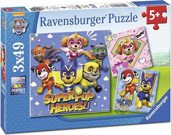 Ravensburger 3x49 Parça Çocuk Puzzle Paw Patrol 80366 Fiyatı ve ...
