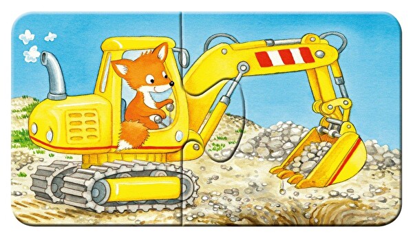 Ravensburger 9x2 Parça Inşaatçı Hayvanlar Puzzle 030743