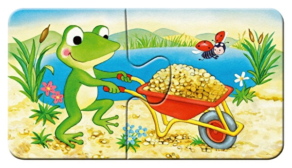 Ravensburger 9x2 Parça Inşaatçı Hayvanlar Puzzle 030743