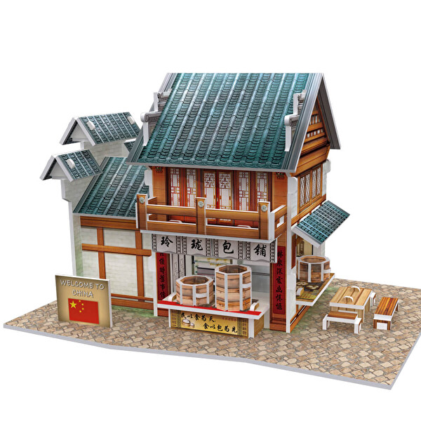 3D 39 Parça Çin Mantı Restoranı Puzzle CUB/W3132H