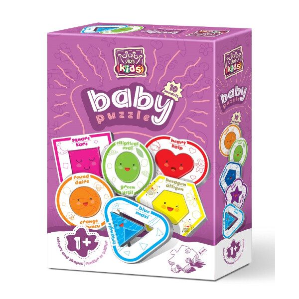 Art Puzzle 10 Model 20 Parça Baby Şekiller ve Renkler Puzzle 5823