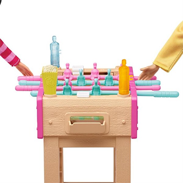 Barbie Ev Dekorasyonu Oyun Setleri - Langırt Oyun Temalı GRG75-GRG77
