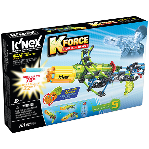201 Parça K-Force Super Strike Rotoshot Blaster Yapı Seti 47009