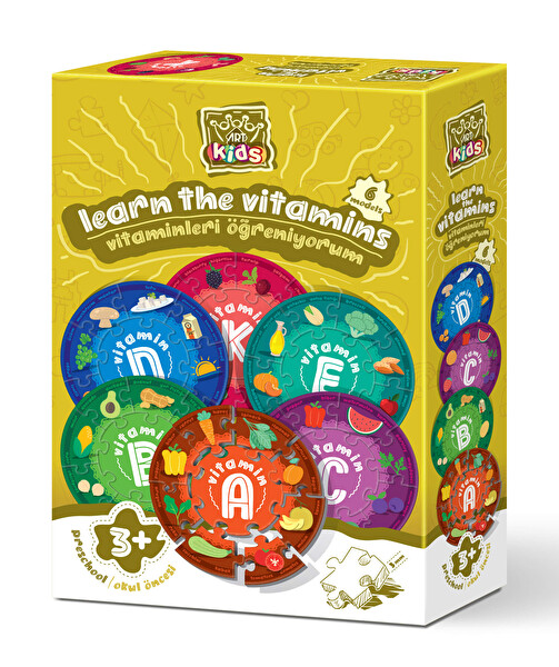 Art Puzzle Vitaminleri Öğreniyorum 5833