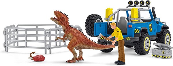 Schleich Off Road Araç ve Dino Karakolu Figür Oyuncak 41464