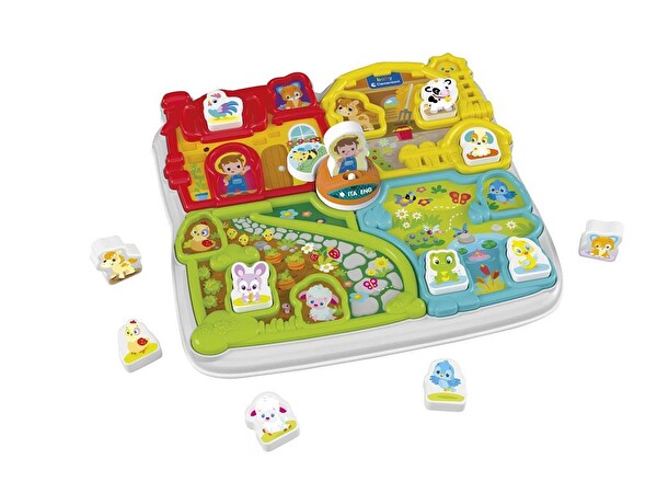 Clementoni - Bebek Hayvanlar Çiftliği Clt 17716 Bebekler İçin Oyuncak Hayvan Çiftliği