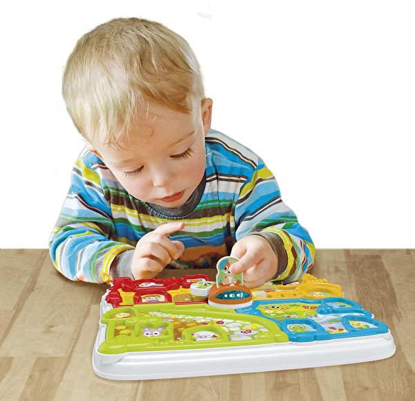 Clementoni - Bebek Hayvanlar Çiftliği Clt 17716 Bebekler İçin Oyuncak Hayvan Çiftliği