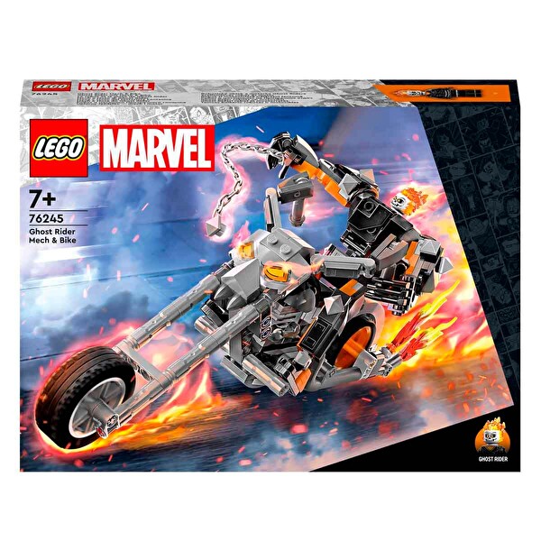 LEGO Marvel Ghost Rider Robotu ve Motosikleti 76245