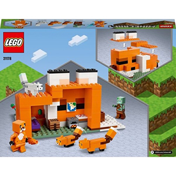 LEGO Minecraft Tilki Kulübesi 21178
