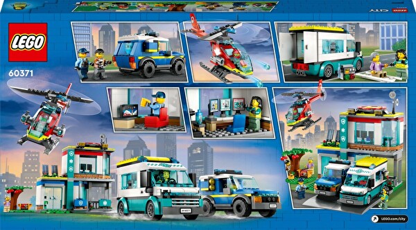 LEGO City Acil Durum Araçları Merkezi 60371