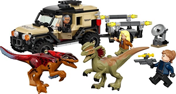 LEGO Jurassic World Pyroraptor ve Dilophosaurus Nakliyesi 76951