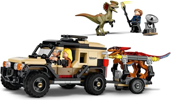 LEGO Jurassic World Pyroraptor ve Dilophosaurus Nakliyesi 76951