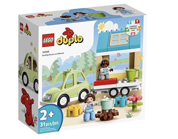 LEGO Duplo Kasabası Tekerlekli Aile Evi 10986