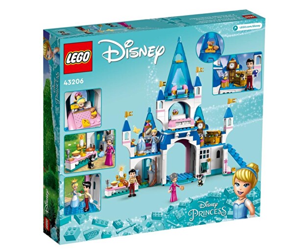 LEGO Disney Princess Sindirella ve Yakışıklı Prensin Şatosu 43206