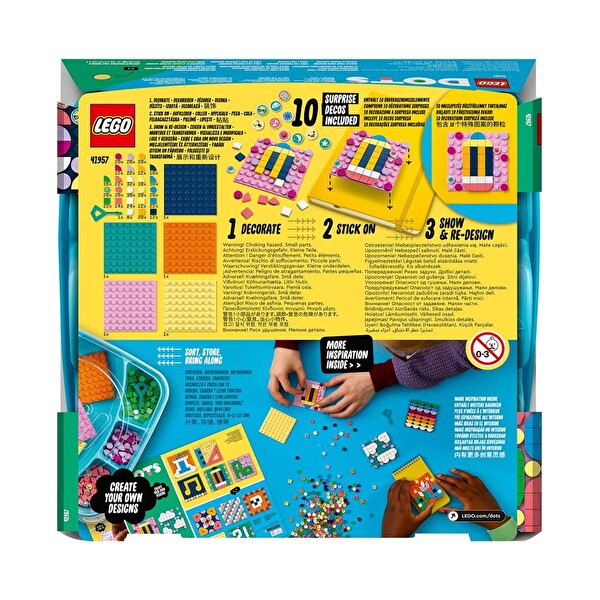 LEGO Dots Yapıştırılabilir Kare Parçalar Mega Paket 41957