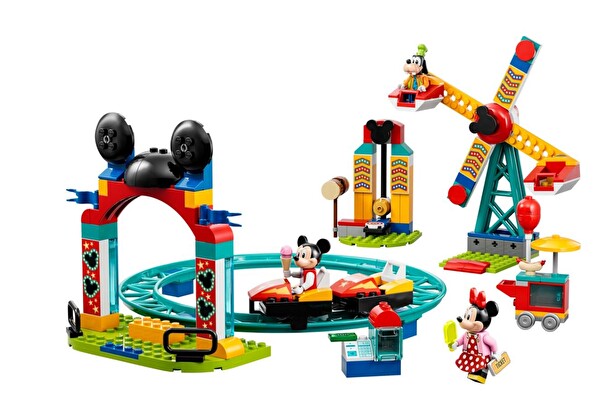 LEGO Disney Mickey Friends ve Goofy Lunapark Eğlencesi 10778