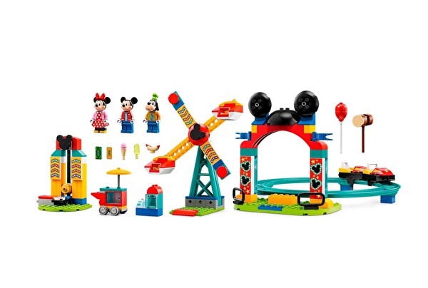 LEGO Disney Mickey Friends ve Goofy Lunapark Eğlencesi 10778