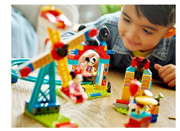 LEGO Disney Mickey Friends ve Goofy Lunapark Eğlencesi 10778