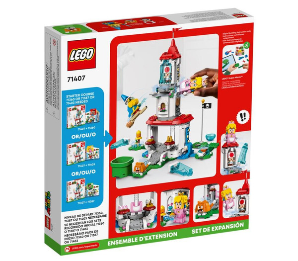 LEGO Super Mario Cat Peach Kostümü Donmuş Kule Ek Macera Seti 71407