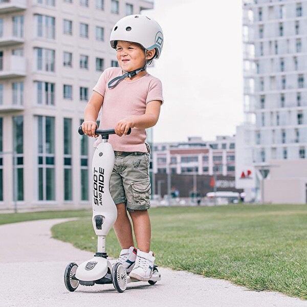Scoot and Ride Helmet XXS-S Açık Gri Bebek Kaskı 181206-96360