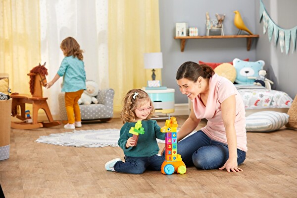 Fisher Price Mega Bloks 30 Parça Matematik Arkadaşı Zürafa GFG19