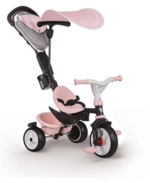 Smoby Baby Driver Comfort 3'ü 1 Arada Pembe Bisiklet Seti 741501
