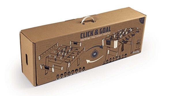 Smoby Click & Goal Ahşap Langırt 620700