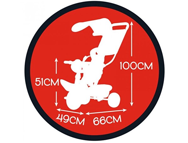 Smoby Mickey Baby Balade Plus 3'ü 1 Arada Bisiklet 741402