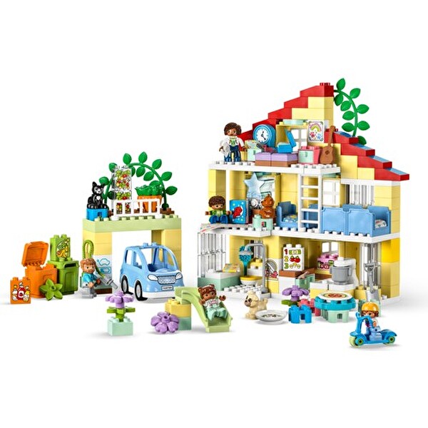 LEGO Duplo Kasabası 3’ü 1 Arada Aile Evi 10994