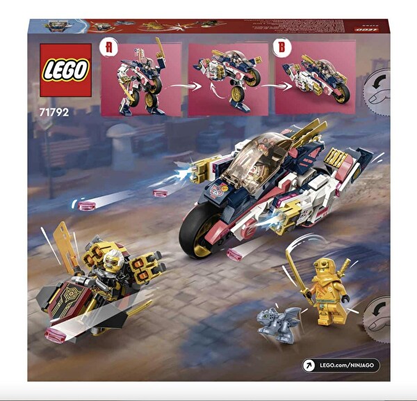 LEGO Ninjago Sora'nın Dönüşen Robot Motosiklet Yarışçısı 71792