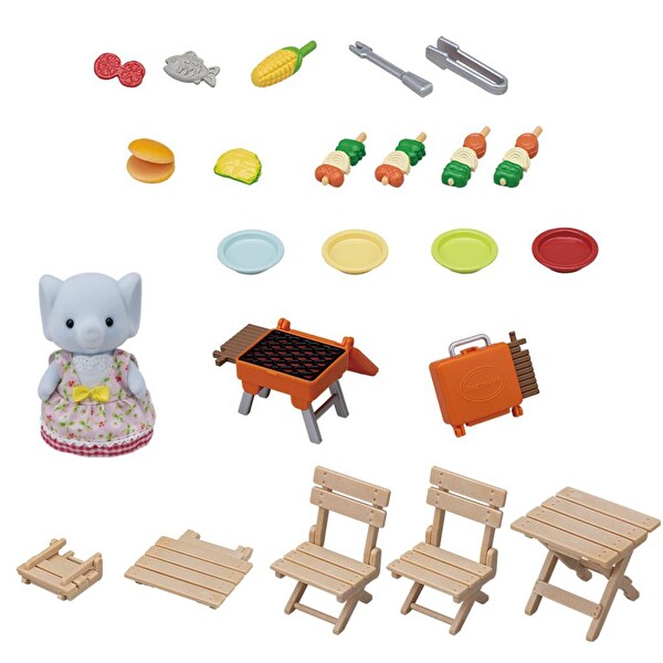 Sylvanian Families Barbekü Piknik Fil Kız Oyun Seti 5640