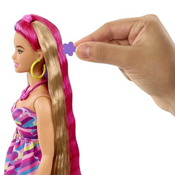 Barbie Upuzun Muhteşem Saçlı Bebekler HCM87-HCM89