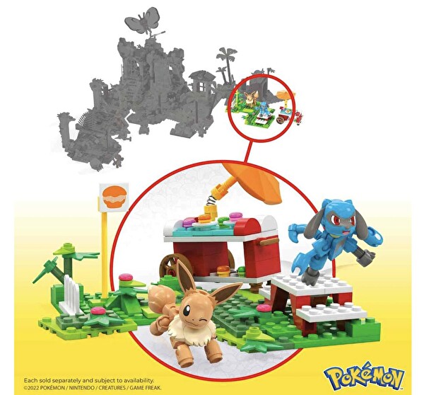 Mega Pokemon Adventure Builder Piknik Yapı Seti HDL80