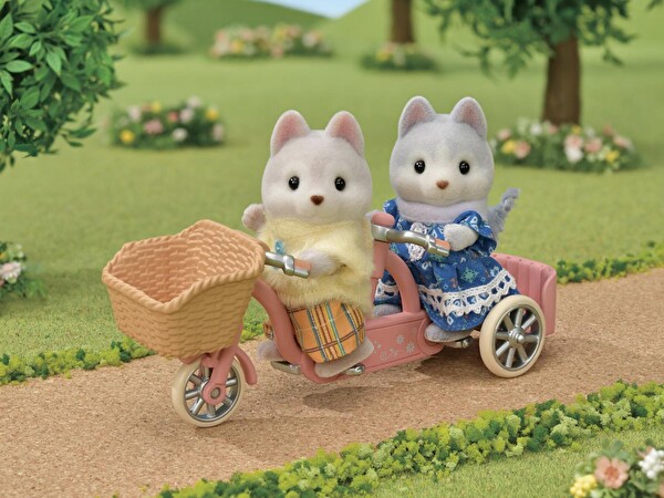 Sylvanian Families Tandem Bisiklet Seti Husky Kardeşler 5637