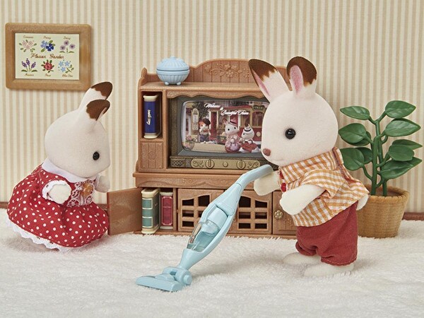 Sylvanian Families Çamaşır Makinesi ve Elekrikli Süpürge ESF5445