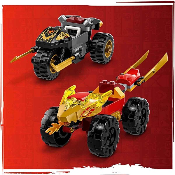 LEGO Ninjago Kai Ve Ras'ın Araba Ve Motosiklet Savaşı 71789