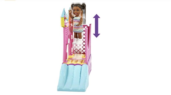 Barbie Bebek Bakıcısı Skipper Oyun Evi Seti HHB67