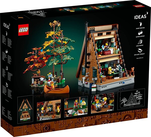 LEGO Ideas Dik Çatılı Kulübe 21338