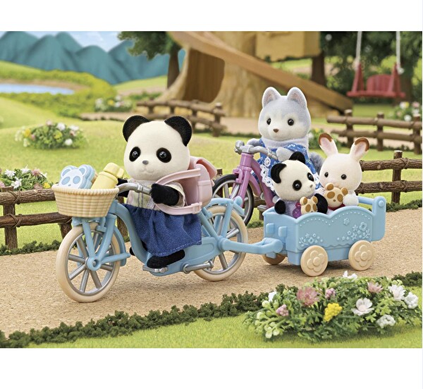 Sylvanian Families Bisiklet ve Paten Set Panda 5652